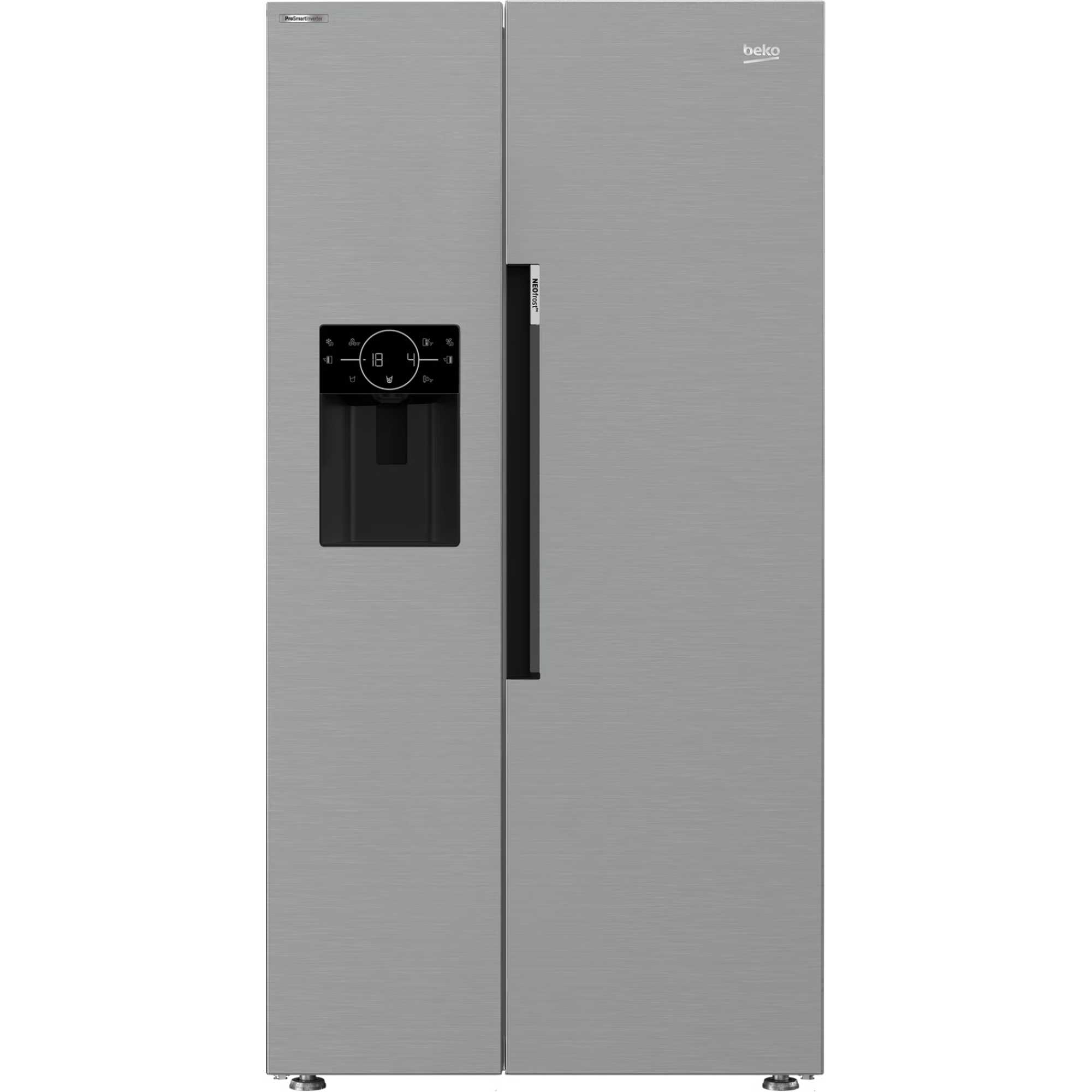 ASP352VPX American Style 571l NeoFrost Fridge Freezer - Brushed Steel